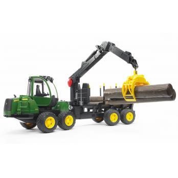 BRUDER Professional Series John Deere 1210E Forwarder with 4 Trunks and Grab (02133) (02133)