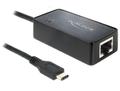 DELOCK USB3.1 Adapter USB C -> RJ45 St/Bu Gigabit Lan