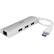 STARTECH 3-Port Portable USB 3.0 Hub plus Gigabit Ethernet - Built-In Cable