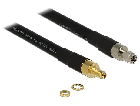 DELOCK Antenna Cable SMA plug > SMA jack CFD400 LLC400 10 m low loss (13011)
