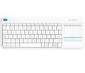 LOGI K400 Plus Touch Keyboard white (DE)