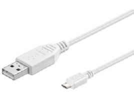 MICROCONNECT USB A - Micro USB B 5P 1,8m (USBABMICRO18W)