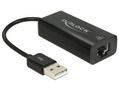 DELOCK USB Adapter Delock A -> RJ45 St/Bu