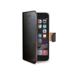 CELLY WALLET CASE IPHONE 6/6S BLACK (WALLY700)