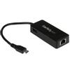 STARTECH USB-C to Gigabit Network Adapter with Extra USB 3.0 Port