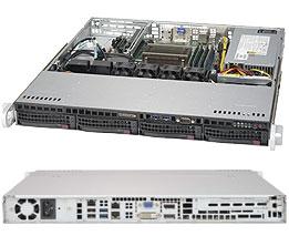SUPERMICRO 1U BARE CORE I7/5/3 Q170 4X3.5 350W 64GB SATA3 2GBE 1PCIE M.2   IN BARE (SYS-5019S-M2)