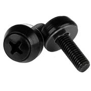 STARTECH "M5 x 12mm - Mounting Screws - 100 Pack, Black "