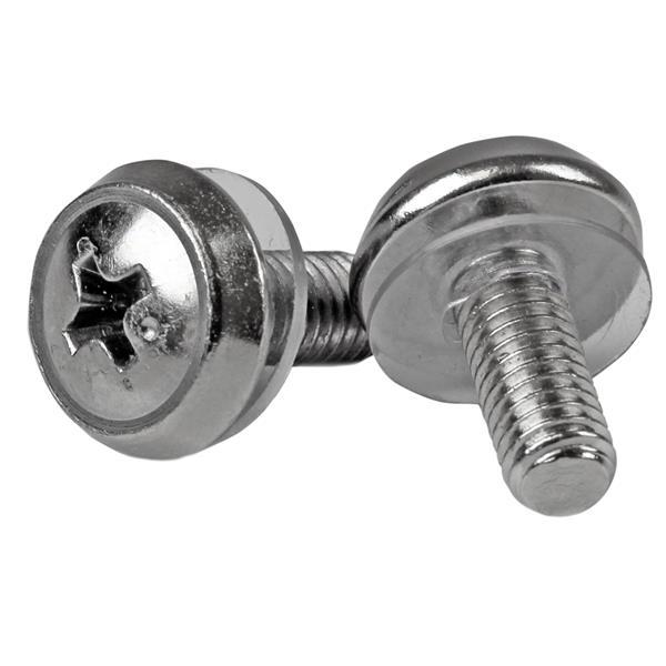 StarTech - M5 x 12mm - Screws - 100 Pack - M5 Mounting Screws for Server Rack & Cabinet (CABSCREWSM5) - skruesett