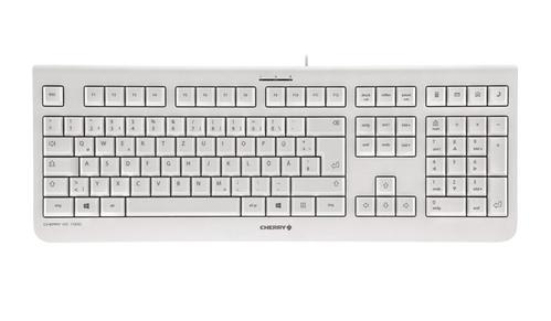 CHERRY KC1000 CORDED KEYBOARD NLB GREY BELGIUM - GREY PERP (JK-0800BE-0)