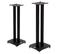 B-TECH BT606 Atlas Høyttaler Stativer (sort) Sort, 60cm, Spikes, Leveres som par