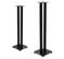 B-TECH BT608 Atlas Høyttaler Stativer (sort) Sort, 80cm, Spikes, Leveres som par