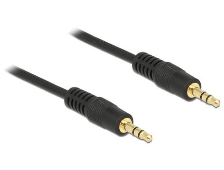 DELOCK Stereo Jack Cable 3.5 mm 3 pin male > male 3 m black (83748)