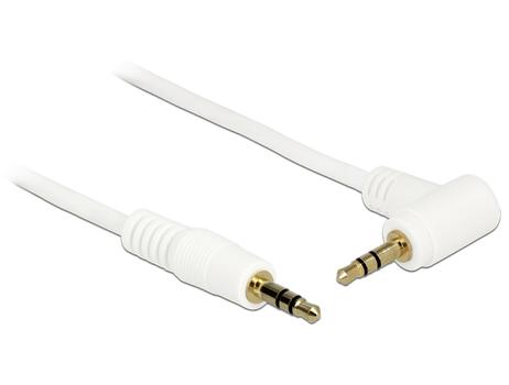 DELOCK Audiokabel Hvid 2m (83757)