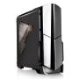 THERMALTAKE Versa N21 Midi Tower PC Case, stylish and interesting design, reflective paint, transparent front, tool-free design (CA-1D9-00M1WN-00)