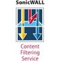 SONICWALL Content Fil Prem Ser for NSA 3600 3Yr