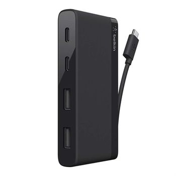 BELKIN Hub USB-C 3.0 2USB-A and 2USB-C (F4U090BTBLK)