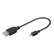 QNECT USB 2.0 Adapter cable A plug to micro B plug Black 0,2m - qty 1