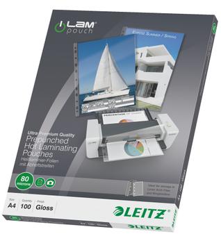 LEITZ Lamination pouch prep.A4 80 mic.Box/ 100 (16918)
