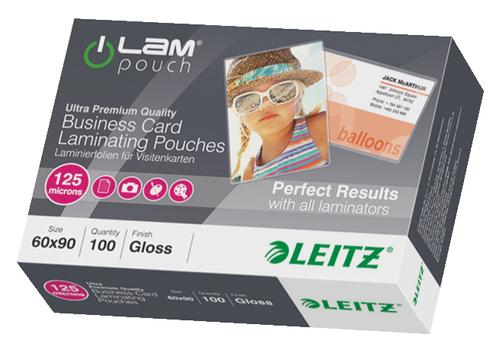 LEITZ Lamination pouch 60x90 125 mic. Box of 100 (7369-00-02)