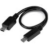 STARTECH USB OTG Cable - Micro USB to Mini USB - M/M - 20cm 	 (UMUSBOTG8IN)