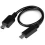 STARTECH USB OTG Cable - Micro USB to Mini USB - M/M - 20cm 	