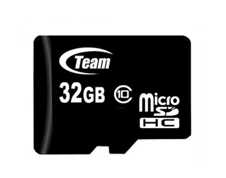 TEAM Flash card Micro-SD 32GB TeamGroup C10 (TUSDH32GCL1003)