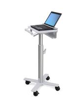 Ergotron StyleView vogn - lett bruk - for bærbar / strekkodeskanner - hvit, aluminium