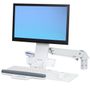 ERGOTRON STYLEVIEW SIT-STAND COMBO ARM BRIGHT WHITE TEXTURE