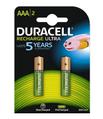 DURACELL Akku StayCharged Micro AAA 800mAh 2St.
