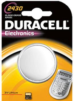 DURACELL Batterie Knopfzelle CR2430 3.0V Lithium 1St (030398)