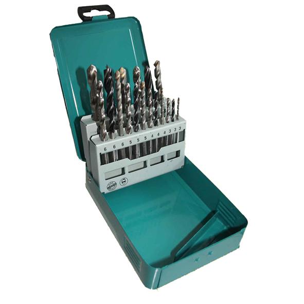 Makita - borsett - for tre, metall, betong - 18 deler