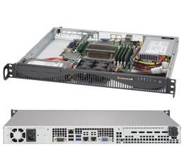 SUPERMICRO 1U BARE 1XEON V5 C232 2X3.5 350W 64GB SATA3 2GBE 1PCIE M.2   IN BARE (SYS-5019S-ML)
