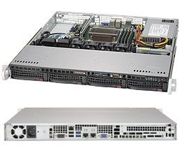 SUPERMICRO 1U RM BB BLACK LGA1151 2133MHZ 4X SATA 350W (SYS-5019S-M)