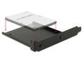 DELOCK Einbaurahmen 2,5" in PC slot bk | in einen PC Slot metall schwarz