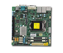 SUPERMICRO CORE I7/5/3 Q170 32GB DDR4 MITX 2XGBE 5XSATA DP/ DVI/ HDMI RETAIL  IN CPNT (MBD-X11SSV-Q-O)