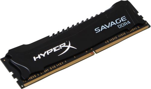KINGSTON HyperX Savage Memory Black - 32GB Kit (4x8GB) - DDR4 2400MHz Intel XMP CL12 DIMM (HX424C12SB2K4/32)