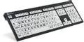 LOGICKEYBOARD XLPrint NERO PC B/W UK PC NERO + Lamp