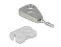 DELOCK Lås för USB-portar, 5 USB-lås, 2 nycklar, vit