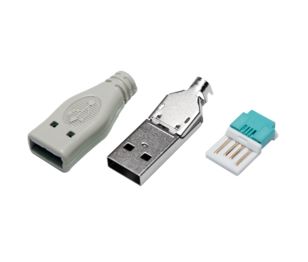 LOGILINK USB-Stecker Typ-A Set aus F-FEEDS (UP0003)