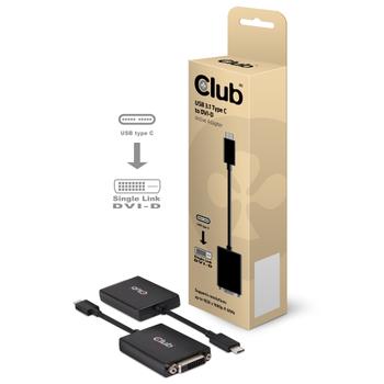 CLUB 3D adaptor USB 3.1 Typ C   DVI-D  (CAC-1508)