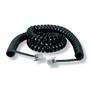 BLACK BOX COILED HANDSET CORD - BLACK, 7.6M