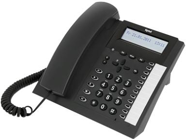 TIPTEL 2020 ISDN Telefon anthrazit (1082810)