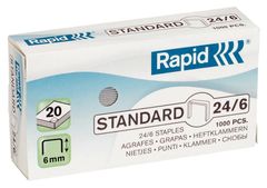 RAPID staples Standard 24/6 Galvanized Box of 1000