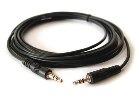 KRAMER C-A35M/ A35M | 3,5mm tele - 3,5mm tele Pach cable | 0.9m | Black (95-0101003)