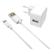 Essentials USB Wall Charger KIT 2.4A 5V w/Apple MFI Cab 1m