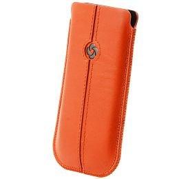 SAMSONITE Mobile Bag Dezir Leather Medium Orange (P12*96005)