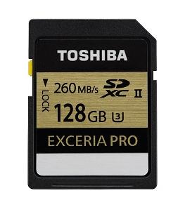 TOSHIBA EXCERIAPRO SDHC 128GB (UHSII U3 R:260 W:240) (THN-N101K1280E6)