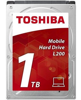 TOSHIBA L200 Laptop PC - Hårddisk - 1 TB - inbyggd - 2.5" - SATA 6Gb/s - 5400 rpm - buffert: 8 MB (HDWJ110UZSVA $DEL)