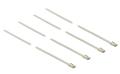 DELOCK Cable ties stainless steel L 350 x W 4.6 mm 20 pieces