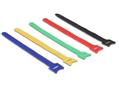 DELOCK Hook-and-loop fasteners coloured L 200 x W 12 mm 10 pieces
